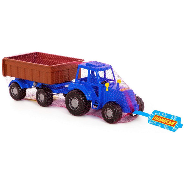 Трактор Полесье Мастер с прицепом №1 84774 (синий)