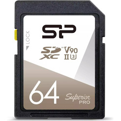 Карта памяти Silicon Power Superior Pro SDXC SP064GBSDXJA2V10 64GB