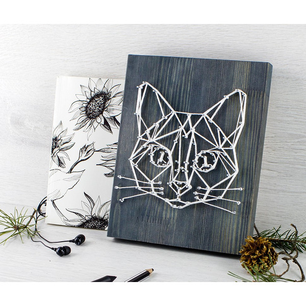 Набор для творчества Woody Цвик-арт Лесной кот 02406