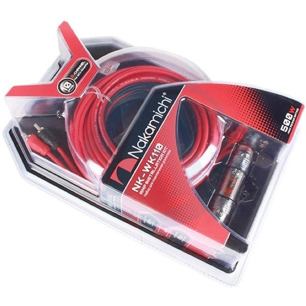 Набор проводов для подключения 2-канального усилителя 10Ga NAKAMICHI NK-WK110