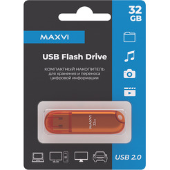 USB флеш-накопитель Maxvi P1 32GB (оранжевый)