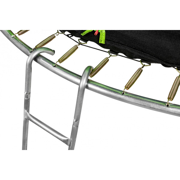 Батут Alpin ASK-312 outside зеленый 10фт. с защитной сеткой и лестницей