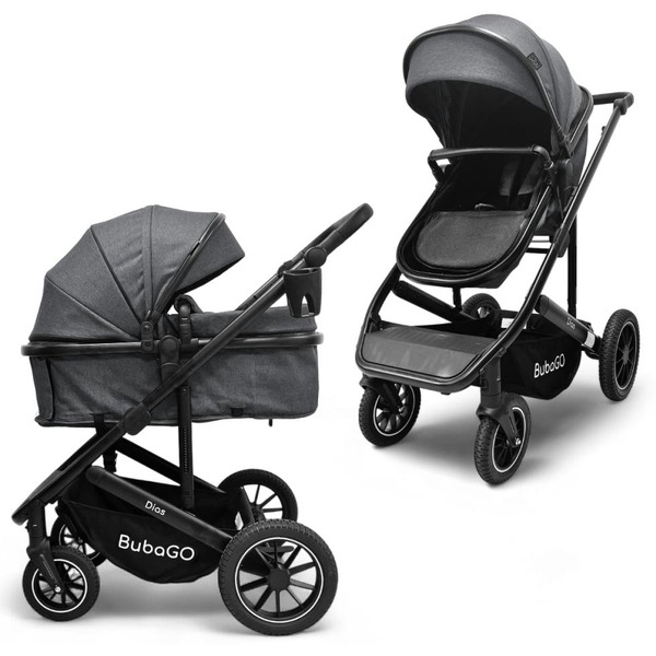 Универсальная коляска Bubago Dias BG 167-1 (3 в 1, серый)