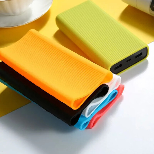 Чехол для портативного ЗУ Bingo Silicone для Xiaomi Power Bank PLM07ZM/PB2050ZM/PLM18ZM (оранжевый)