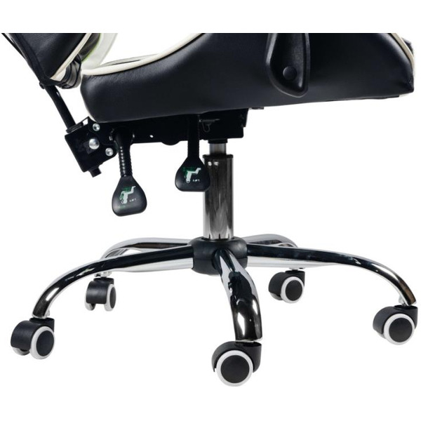 Игровое кресло Calviano Asti Ultimato (черный/белый/зеленый)