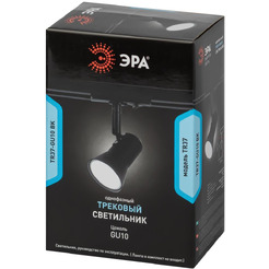 Трековый светильник ЭРА TR37-GU10 BK Б0053304 (черный)
