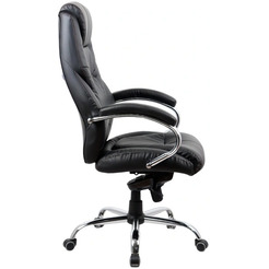 Кресло офисное Kingstyle SHL-9 Tonpo PU Chrome (экокожа, черный)