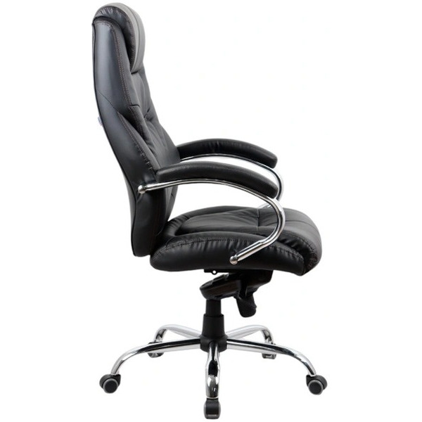 Кресло офисное Kingstyle SHL-9 Tonpo PU Chrome (экокожа, черный)