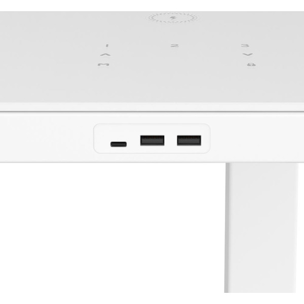 Стол с электроприводом двухмоторный AOKE AK-GT10-YZF2-W белый