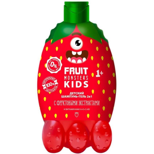 Шампунь-гель 2в1 Фрутомонстры Лесные ягоды 400мл