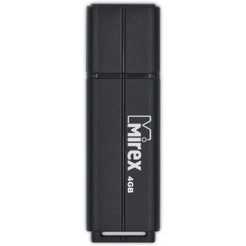 USB Flash MIREX Line Black 4GB (13600-FMULBK04)
