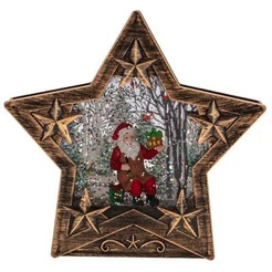 Светильник декоративный с эффектом снегопада и подсветкой NEON-NIGHT Звезда 501-182