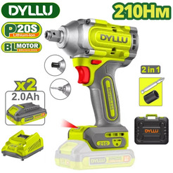 Гайковерт Dyllu DTCD3B21 (с 2-мя АКБ, кейс)