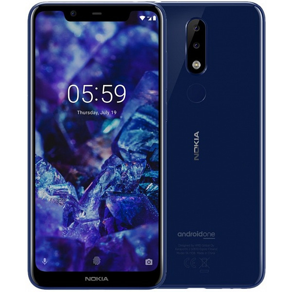 Смартфон NOKIA 5.1 Plus (синий)