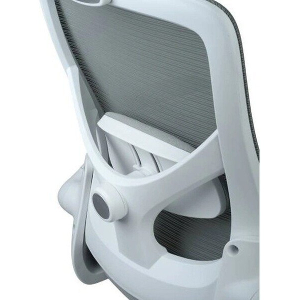 Офисное кресло KingStyle Boost FK-53 Warble White (светло-серый)