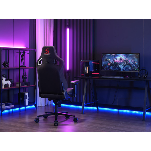 Игровое кресло Evolution Nomad (черный/красный)