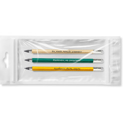 Набор вечных карандашей 5 ЭЛЕМЕНТ "Дай 5 Добру" ЗаточенНаРезультат 3шт