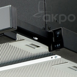 Вытяжка Akpo Light Eco Glass Twin 50 WK-7 (черный)