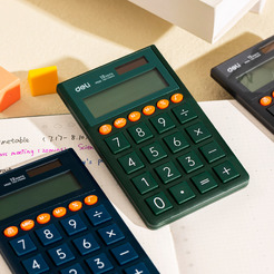 Калькулятор Deli EM130 (зеленый)