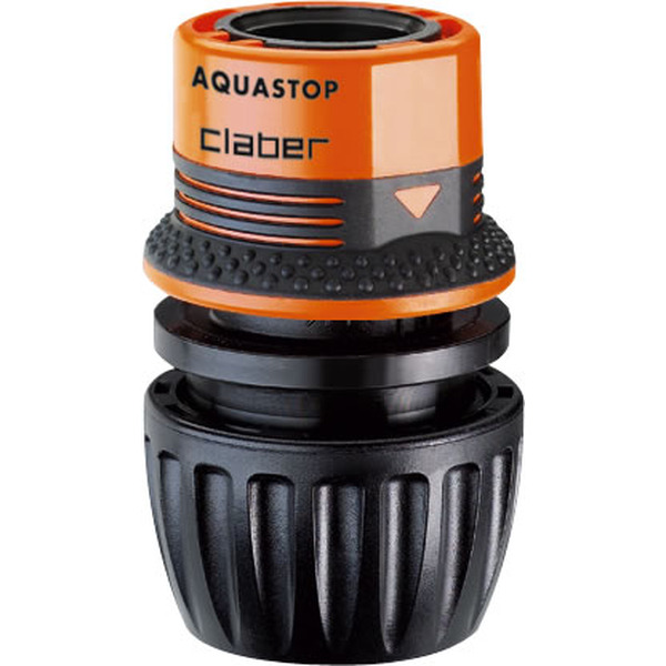 Коннектор универсальный с аквастопом Claber Ergogrip 1/2”-5/8”-3/4” 8549