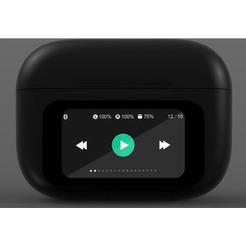 Наушники GEMBIRD TWS-LCD-ANC-01-BK