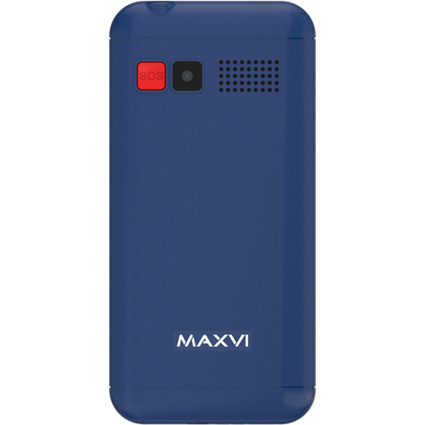 Мобильный телефон Maxvi B231ds +ЗУ WC-114 (синий)