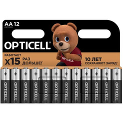 Элемент питания OPTICELL Basic AA LR06 BP12