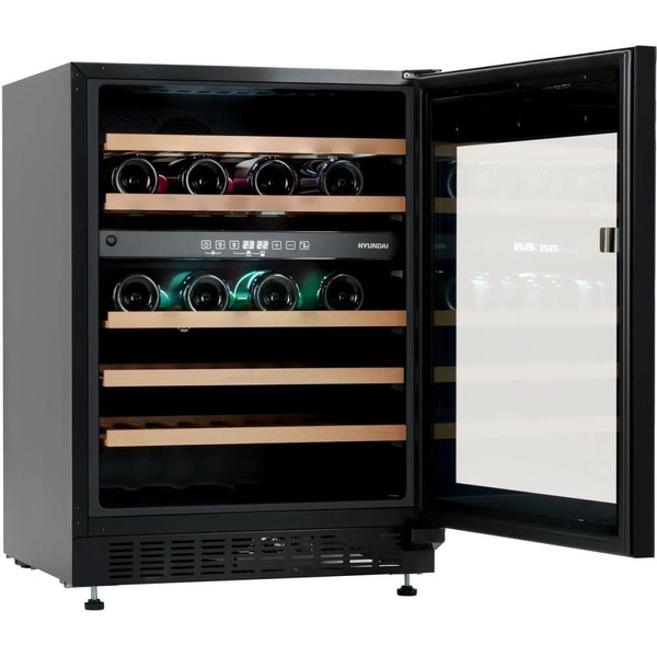 Винный шкаф Hyundai HBWC 0862 DUT (чёрный)