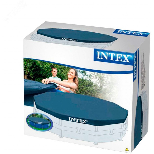 Тент-чехол INTEX 28030 для каркасных бассейнов диаметром 305 см