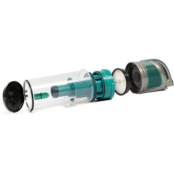 Пылесос KITFORT КТ-521-3 серо-зеленый