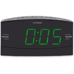Настольные часы Hyundai H-RCL238 (зеленая подсветка)