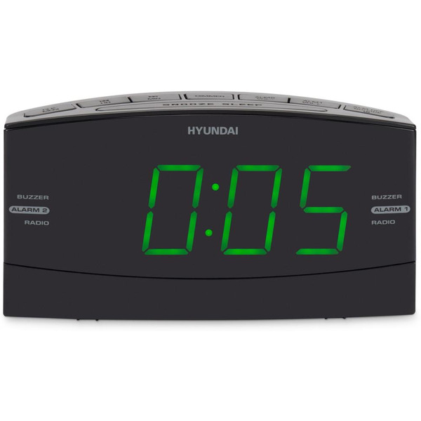 Настольные часы Hyundai H-RCL238 (зеленая подсветка)