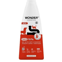 Экогель WONDER LAB для чистки труб и устранения засоров в домах с животными 1.1 л