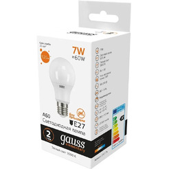 Лампа Gauss Filament Elementary А60 11W 930lm 4100К Е27 22221