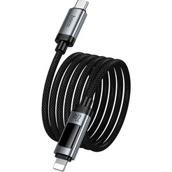 Зарядный кабель Hoco U148 Type-C-Lightning (1.2м, черный)