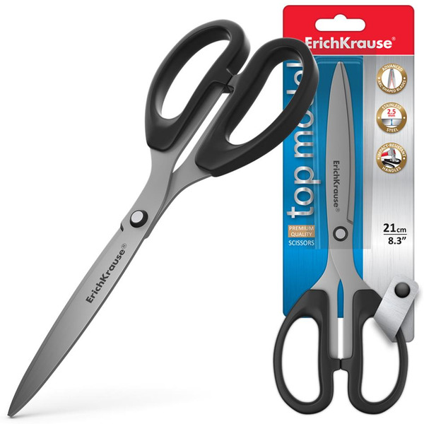 Ножницы канцелярские Erich Krause Top Model 21 см 14856