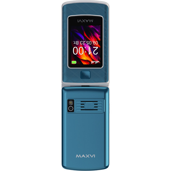 Кнопочный телефон Maxvi E28 (голубой)