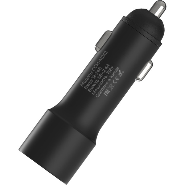 Автомобильное зарядное Maxvi CCM-M242 (черный)
