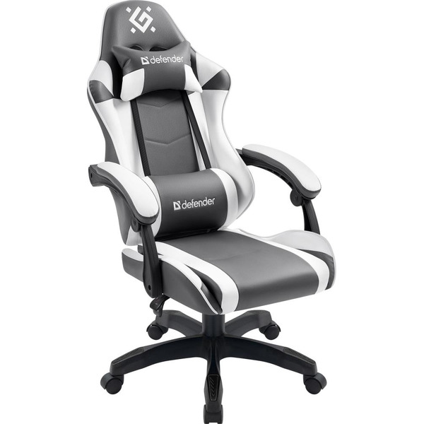 Игровое кресло Defender Fortune 64026 (Серый/белый)