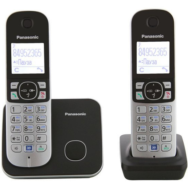 Беспроводной телефон стандарта DECT PANASONIC KX-TG6812RUB