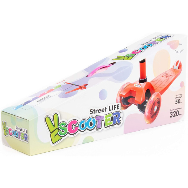 Детский самокат Полесье 94490 0072 (малиновый)