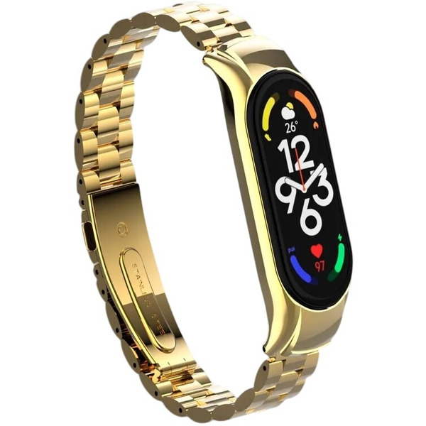 Ремешок Bingo Stainless для XIAOMI Mi Band 7 (золотистый)