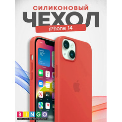 Бампер Bingo Silicone Case для APPLE iPhone 14 Оранжевый