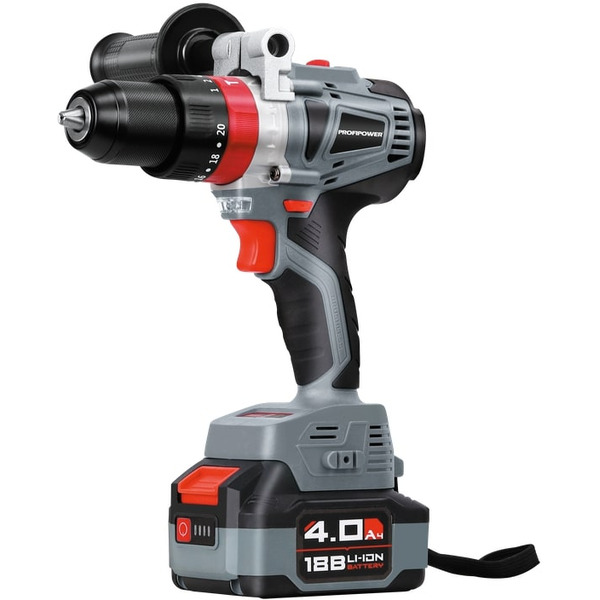 Аккумуляторная дрель бесщеточная ударная ProfiPower MKDHP-18V E0087