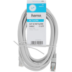 Кабель Hama H-200916 RJ-45 (m) RJ-45 (m) 3м (00200916) серый