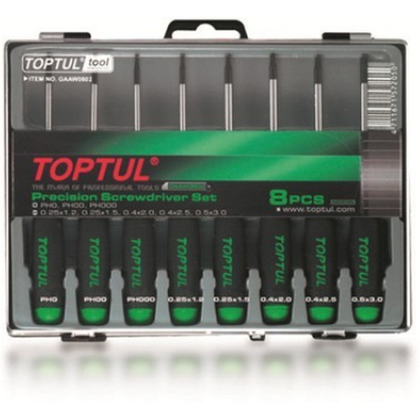 Набор отверток Toptul GAAW0802 (8 предметов)