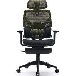 Офисное кресло CACTUS CS-CHR-MC01-LGNBK (черный/салатовый)