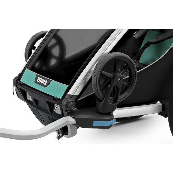 Коляска детская Thule Chariot Lite 2 10203007 Blue Grass/Black