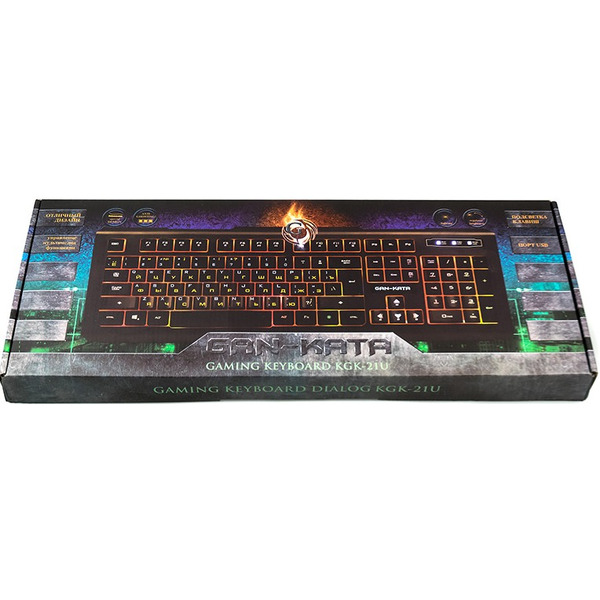 Клавиатура DIALOG Gan-Kata  KGK-21U,черная