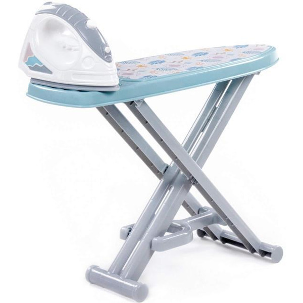 Набор игровой Полесье "Утюжок №3 67453 с гладильной доской" (серо-голубой)